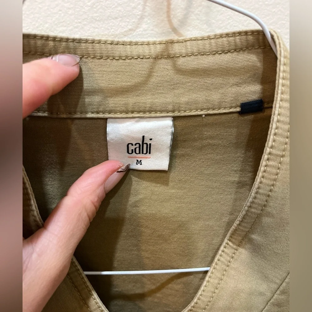 CAbi Khaki Button-Up Jacket - Picture 5 of 5